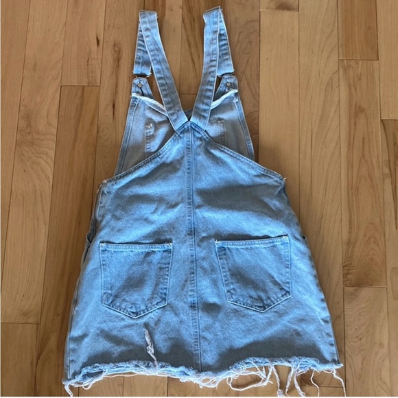 Zara Denim Overall Dress - Size Small - Picture 2 of 3